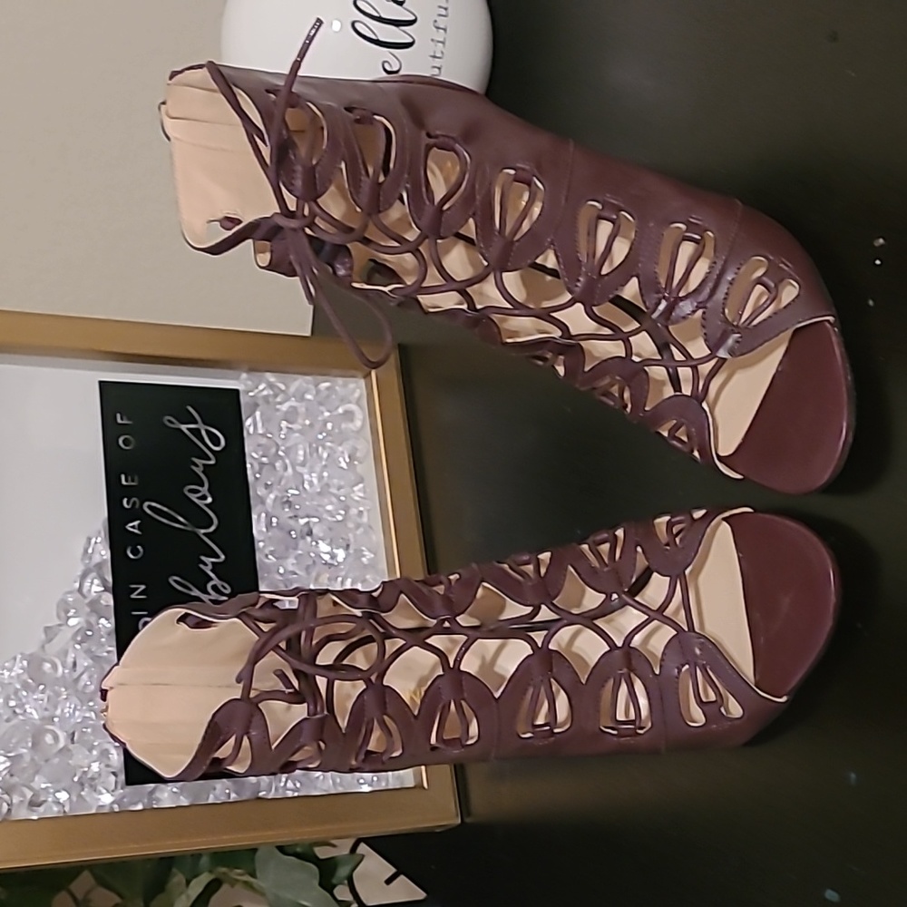Nine West lace Up heels